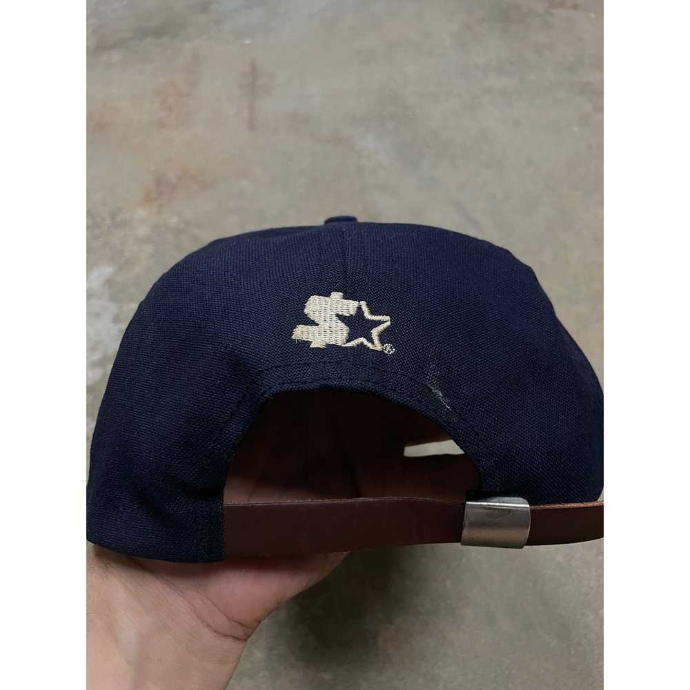 Supreme Supreme Starter Hat Navy Gold Used OS - image 2