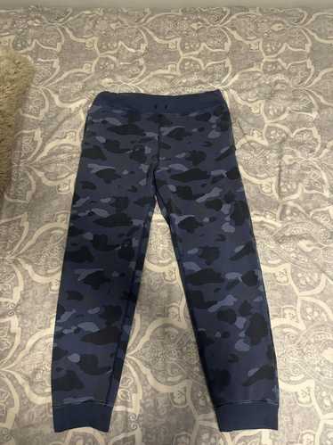 Bape Bape Blue Camo Sweatpants