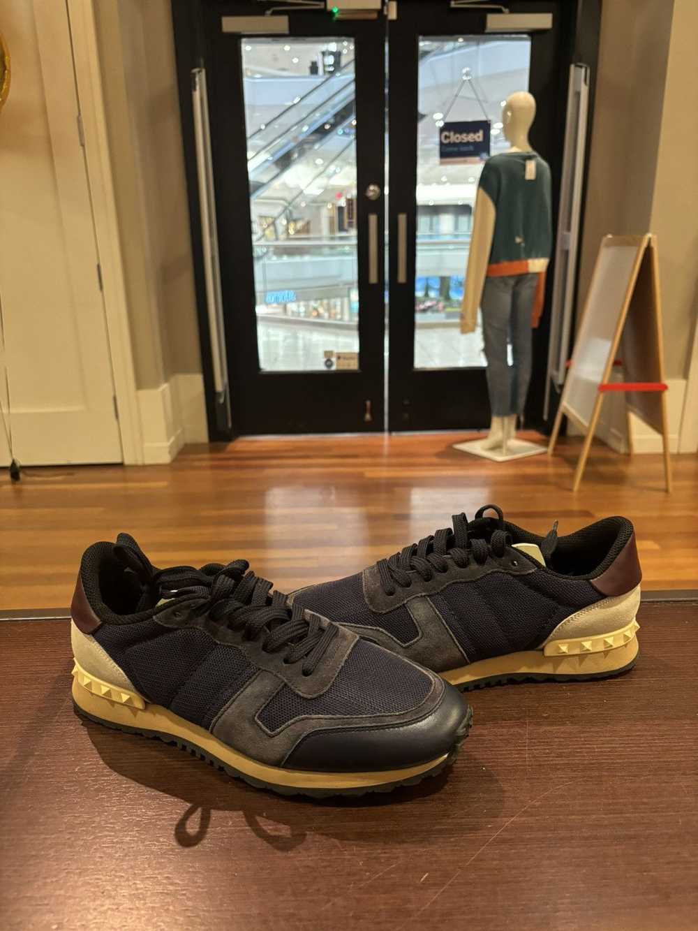 Valentino Valentino Spike Trainer Navy - image 1