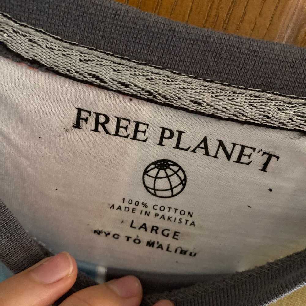 Free Planet Free Planet striped shirt - image 3