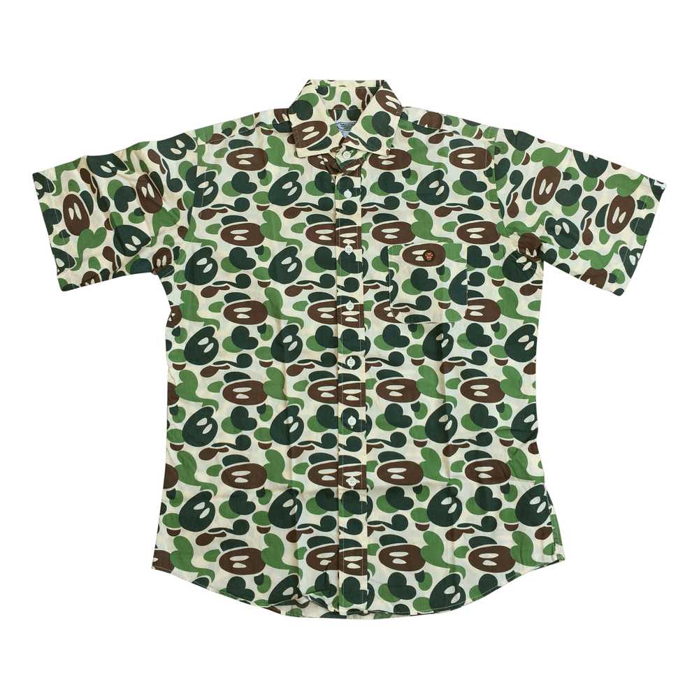 Bape OG Bape Baby Milo Green Camo Shirt - image 1