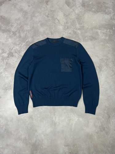 Prada Vintage Prada Red Tab 2013 Wool/Nylon Sweat… - image 1