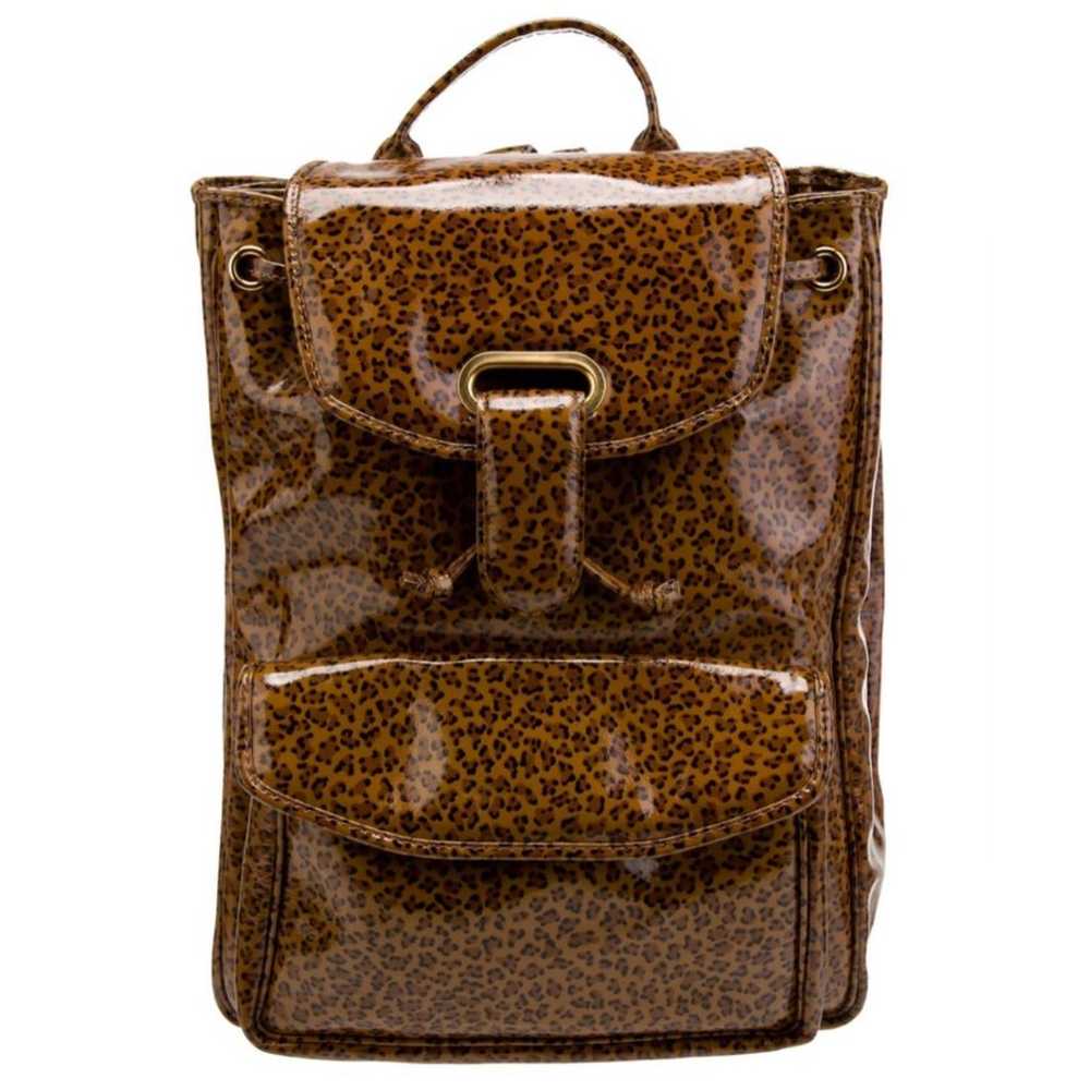 Bottega Veneta Patent leather backpack - image 2