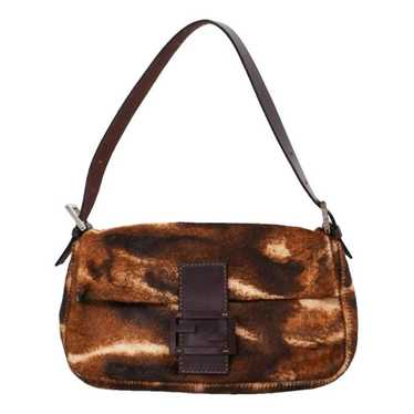 Fendi Baguette exotic leathers handbag - image 1