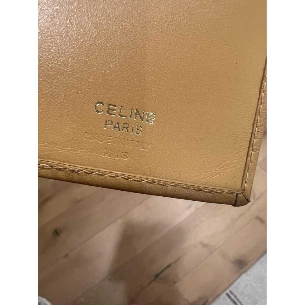 Celine Triomphe Vintage leather wallet - image 3