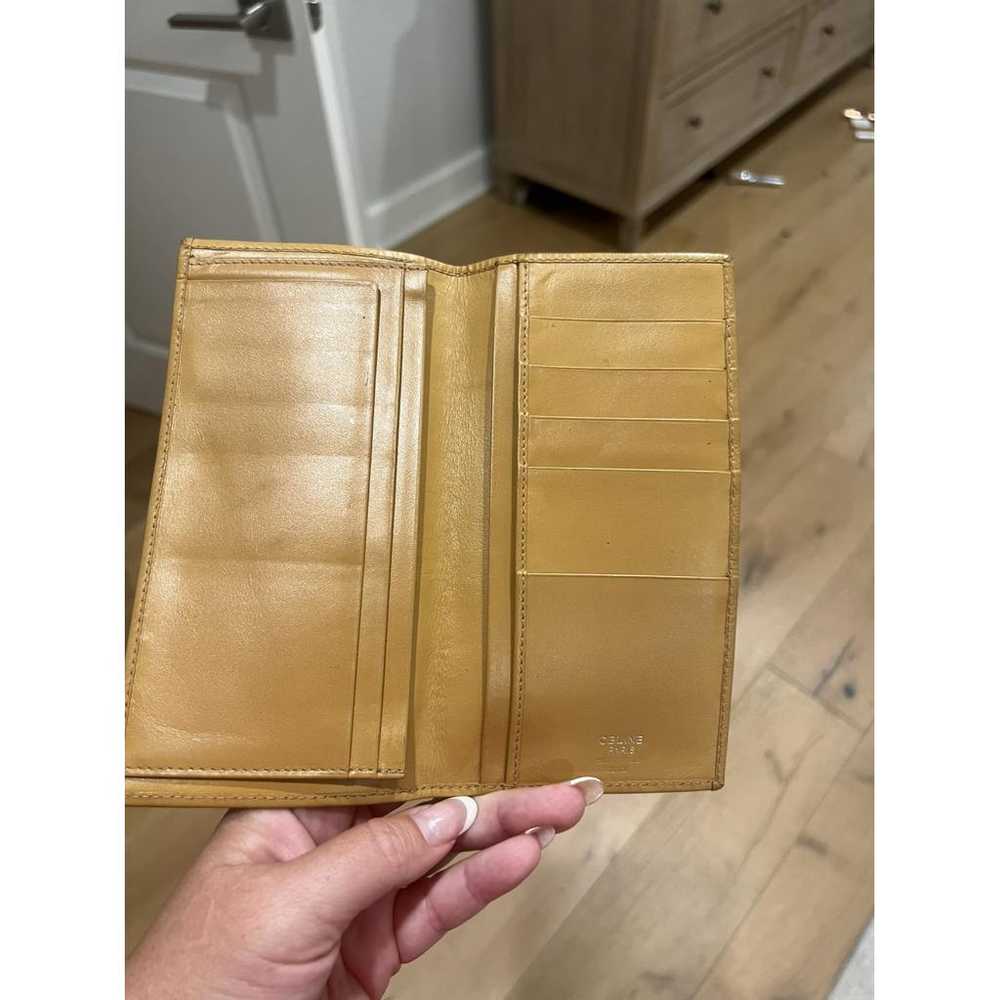 Celine Triomphe Vintage leather wallet - image 4