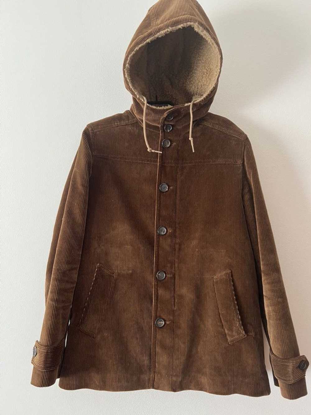 Prada Runway Hooded Cotton-Corduroy Field Jacket - image 2