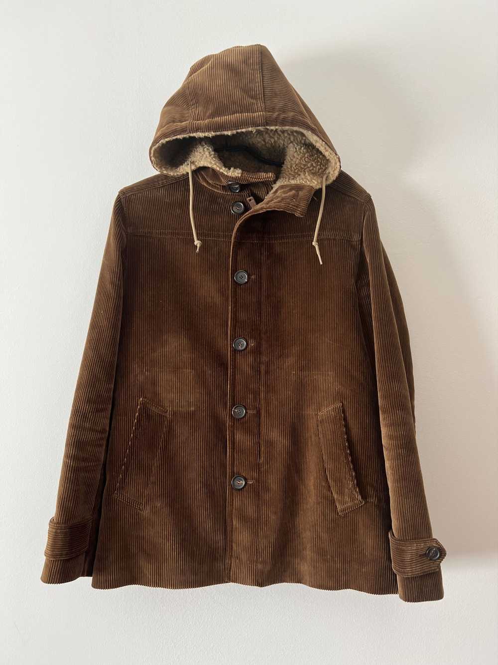 Prada Runway Hooded Cotton-Corduroy Field Jacket - image 3