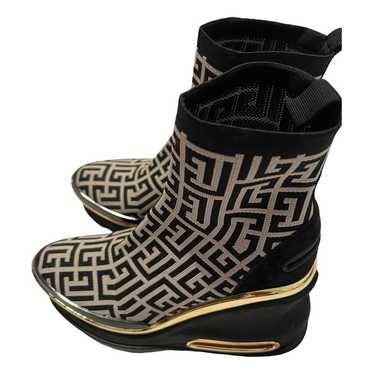 Balmain Cloth biker boots - image 1