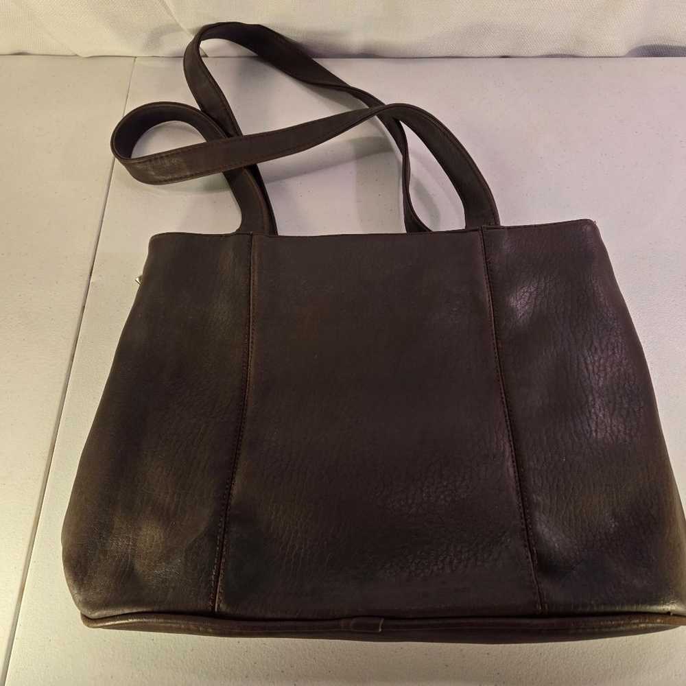 Pair Of Matching brown faux leather purse And Han… - image 6