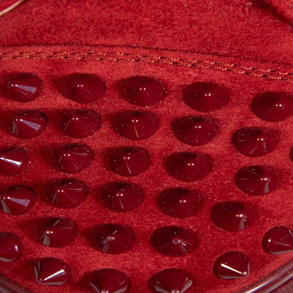 Christian Louboutin Red Suede Louis Junior Spikes - image 5