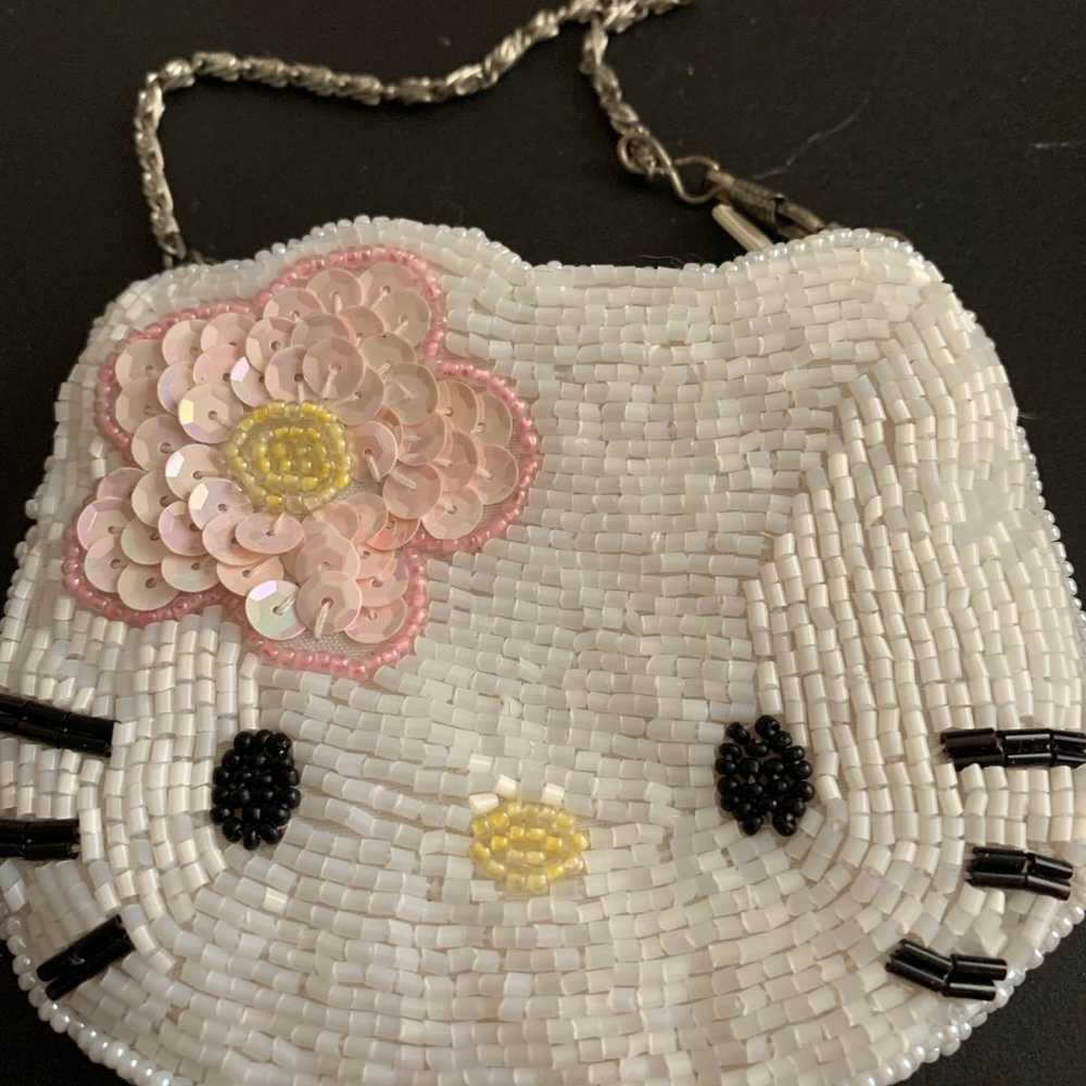 A Hello Kitty Vintage beautiful pink & white  Seq… - image 4