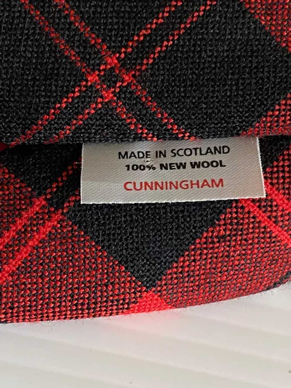 Vintage Cunningham Clan Tartan Plaid 100% Wool Ma… - image 2