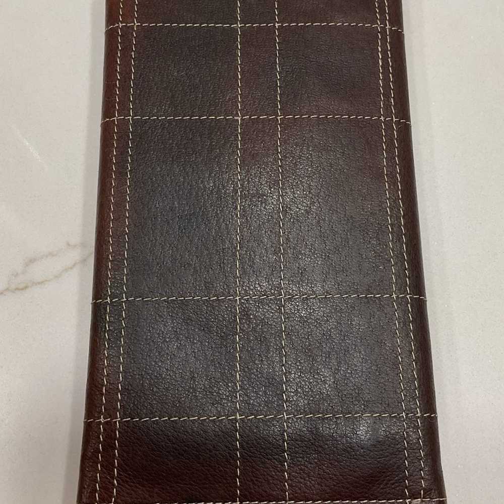 Yasa Leather Wallet/Checkbook Holder - image 2