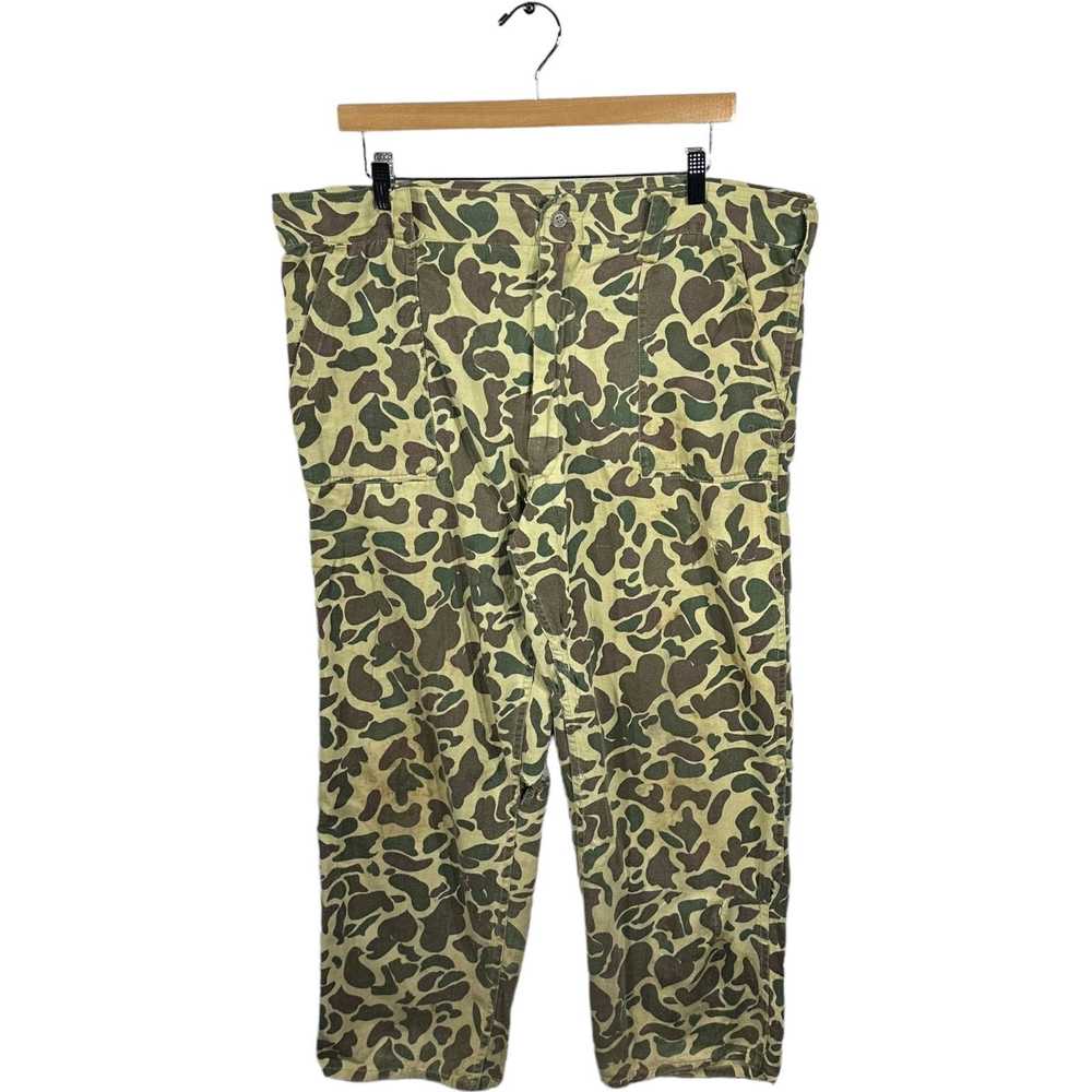 Military Vintage Military Woodland Camo Pants - image 1