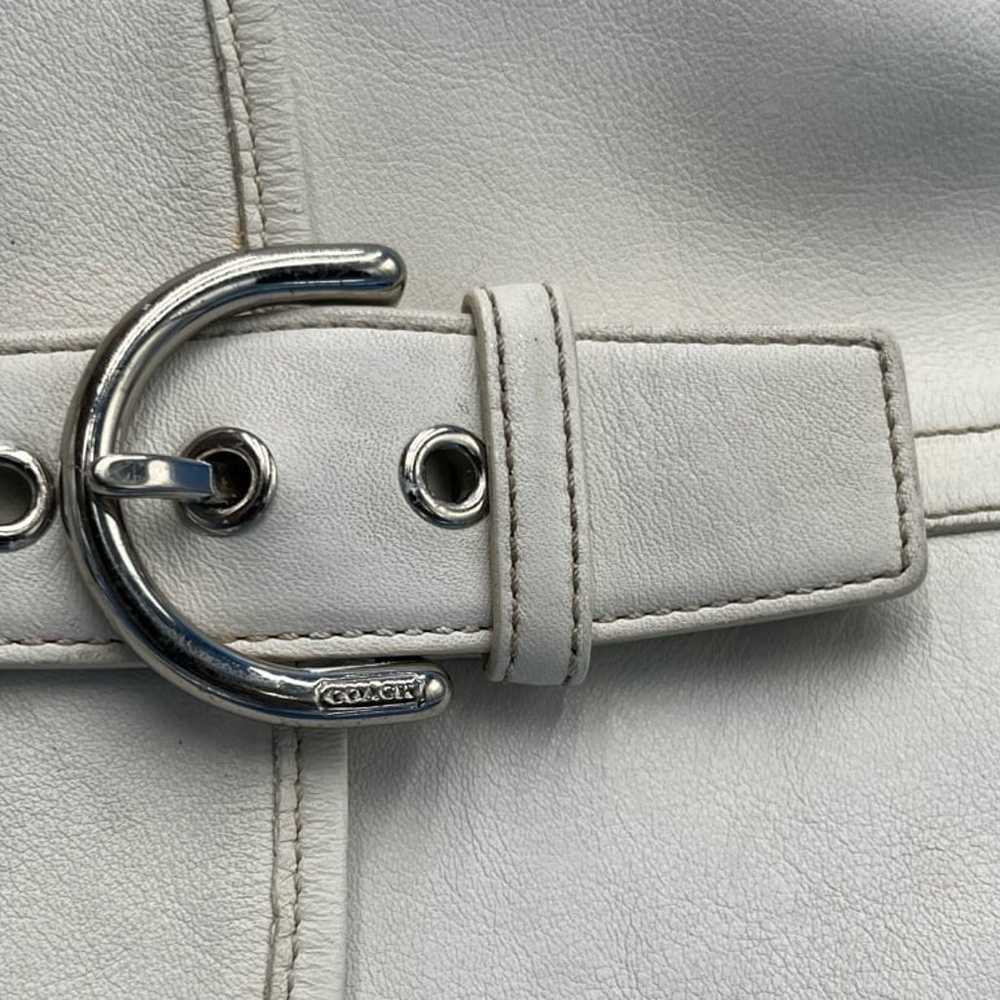 Coach White Leather Crossbody - image 10