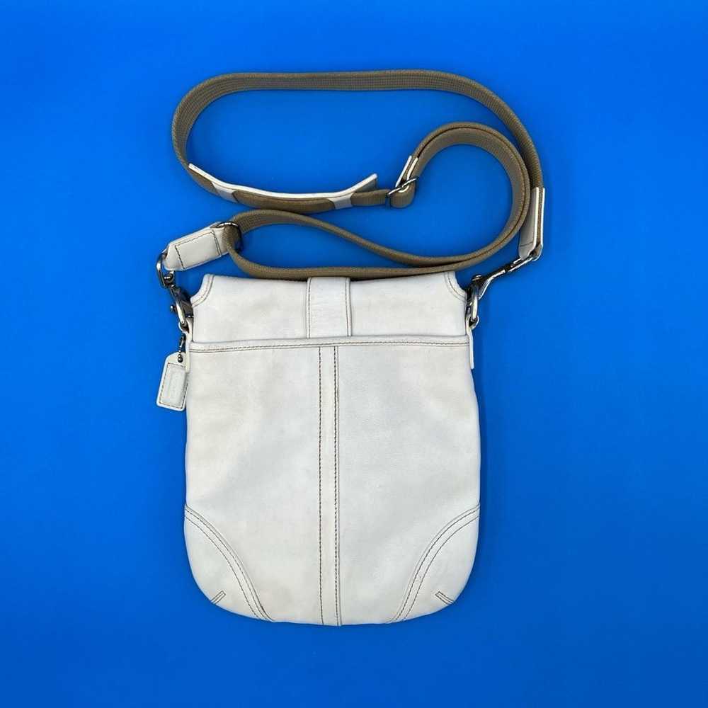 Coach White Leather Crossbody - image 2