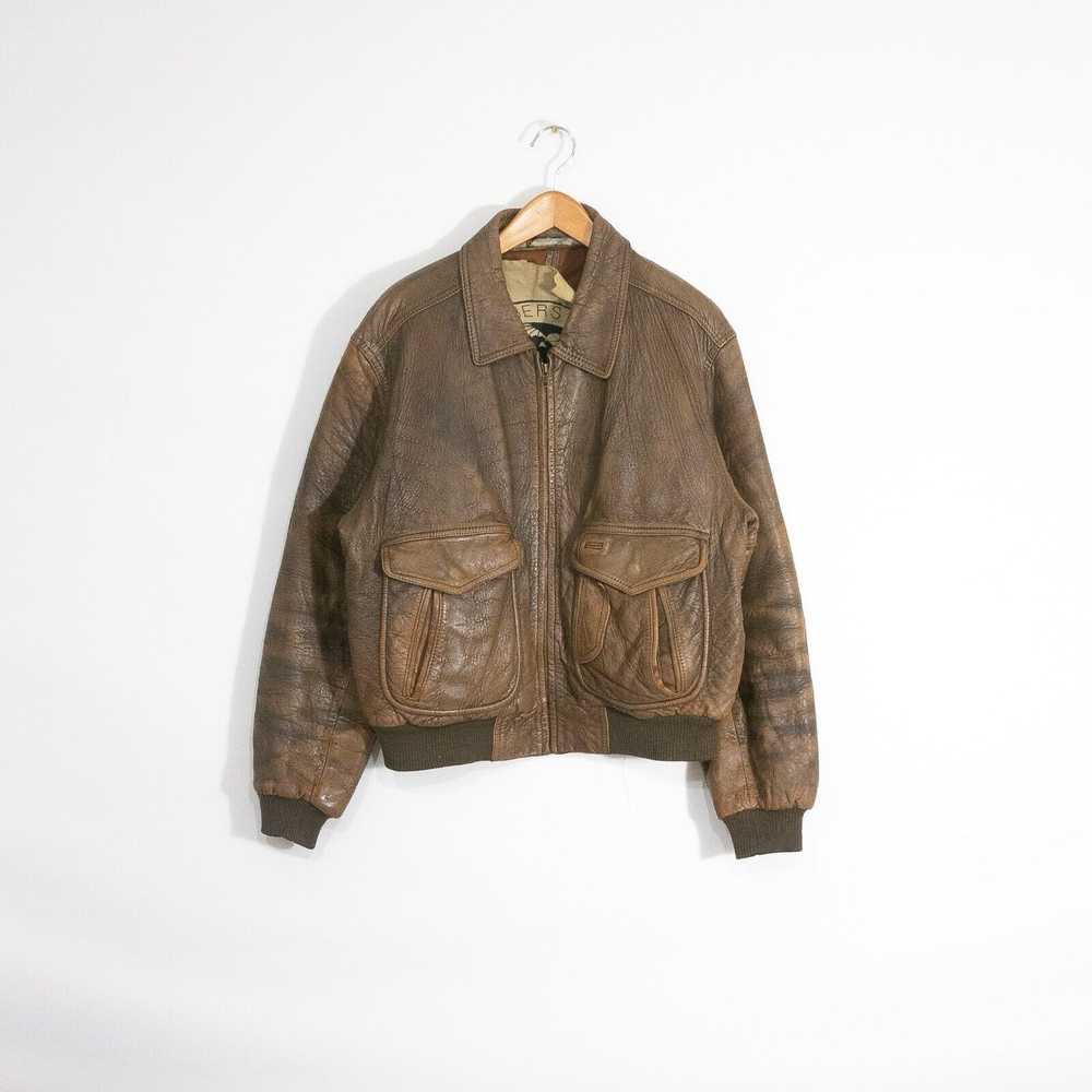 Members Only × Vintage Vintage Members Only Leath… - image 1