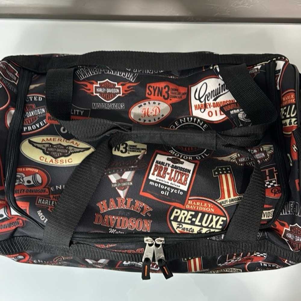 Harley Davidson vintage logo duffel bag - image 4