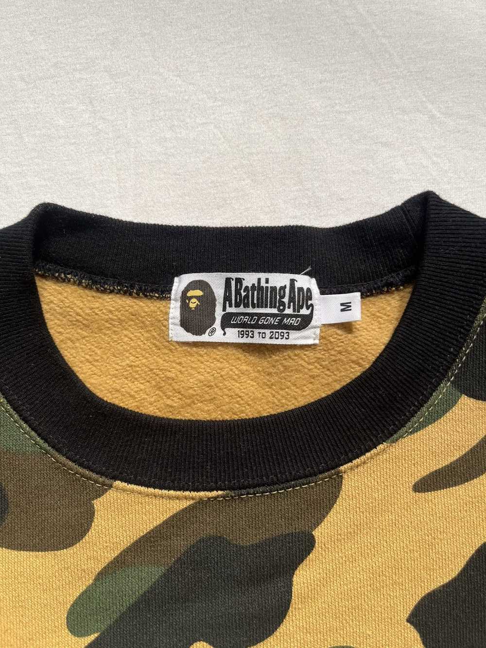 Bape 1st Camo College Split Crewneck - image 6