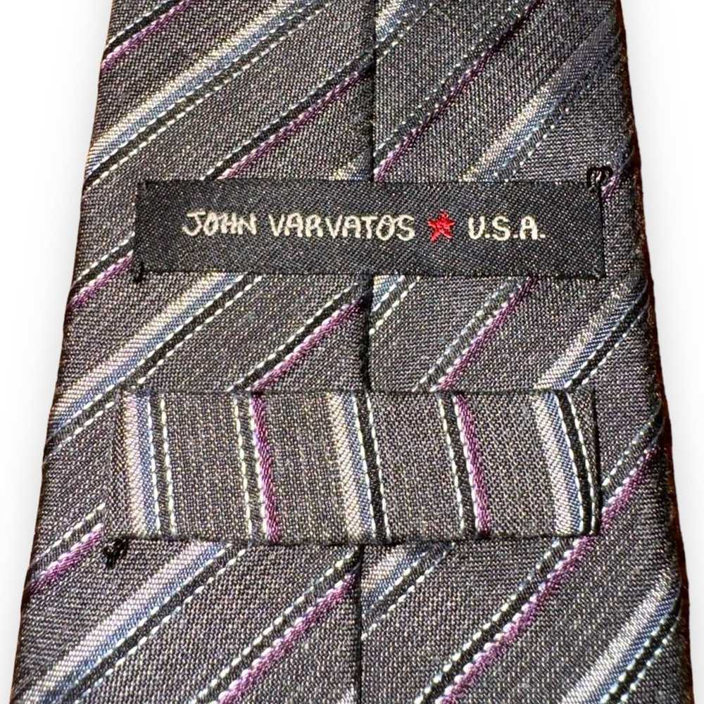 John Varvatos John Varvatos USA Gray & Purple Rep… - image 3