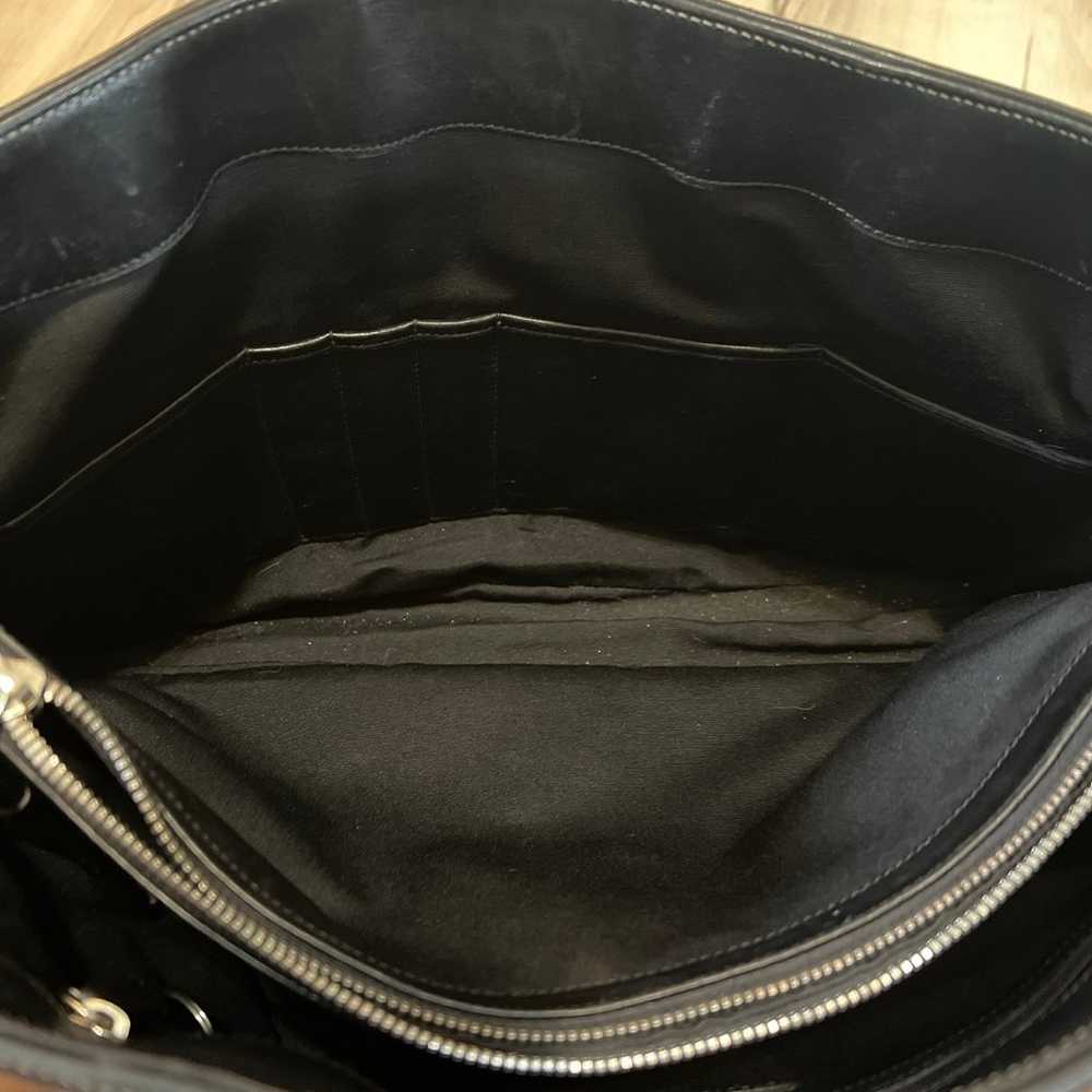 Vintage leather coach tote - image 6