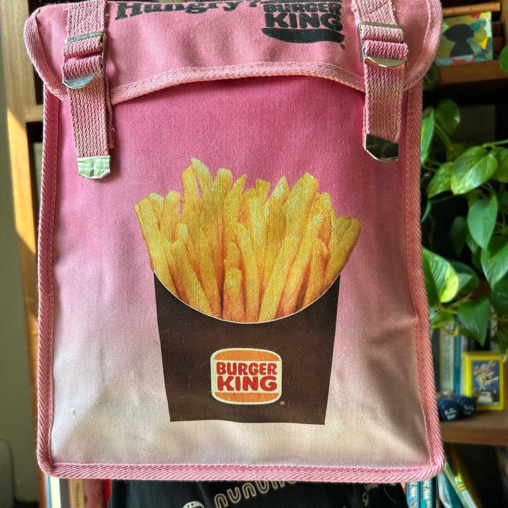 Vintage Burger King 80s Ombre pink bag Aren’t You… - image 3