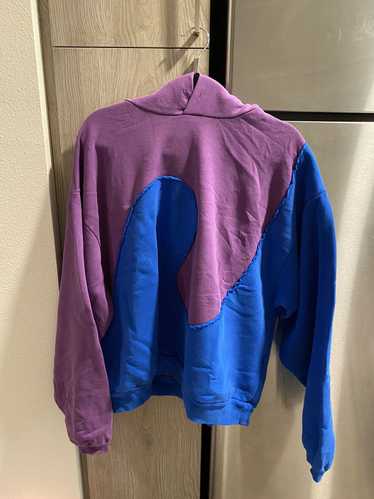 ERL ERL Swirl Hoodie Blue/Purple Size Medium