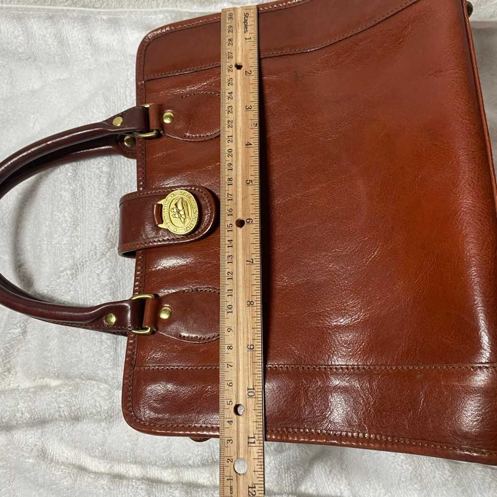 Vintage Brahmin leather purse handbag - image 2