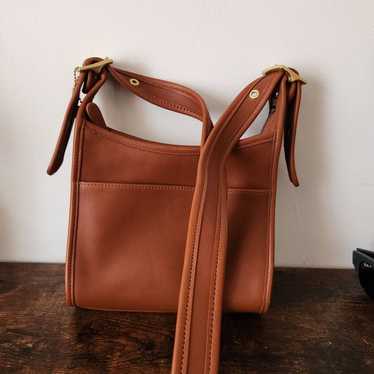 Coach crossbody bag leather color brown vintage - image 1