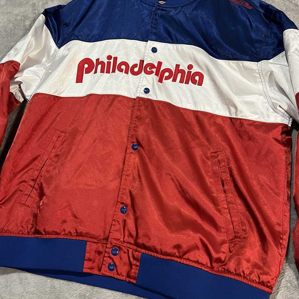 Mitchell & Ness Philadelphia 76ers Jacket Men's X… - image 2