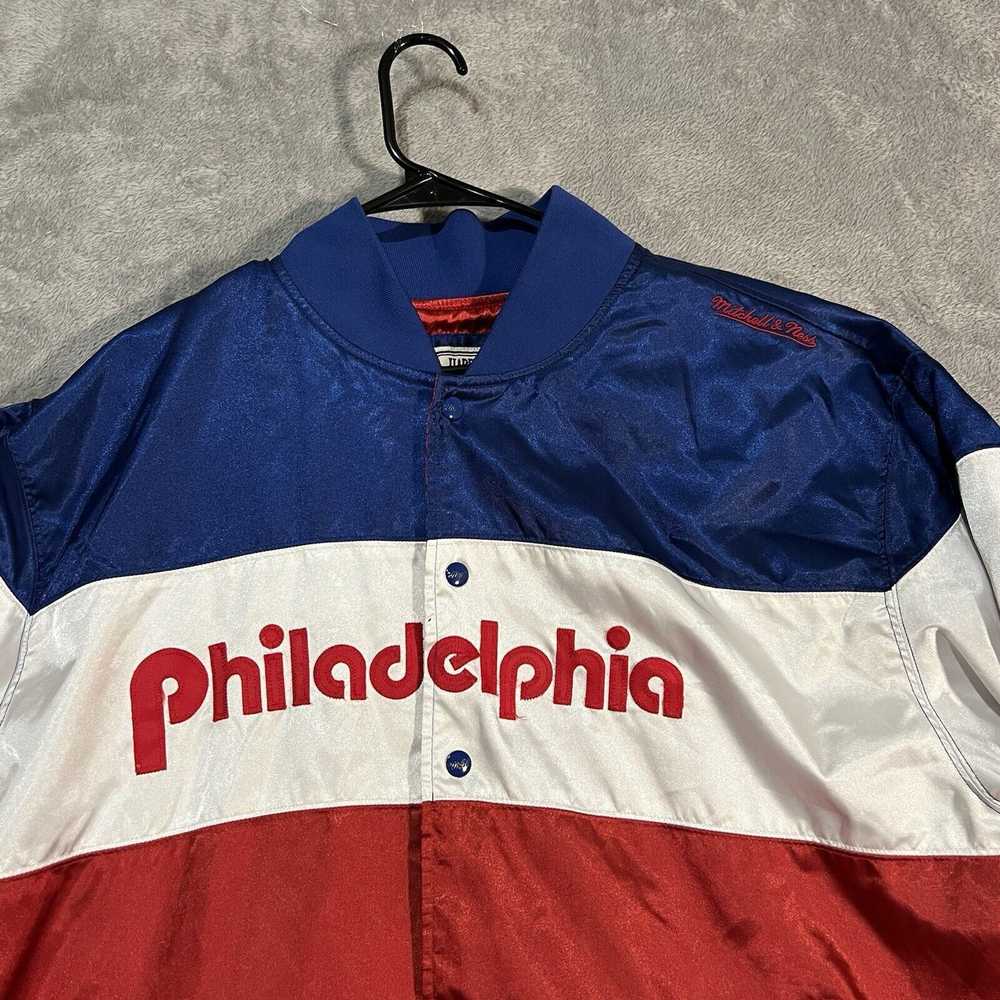 Mitchell & Ness Philadelphia 76ers Jacket Men's X… - image 3