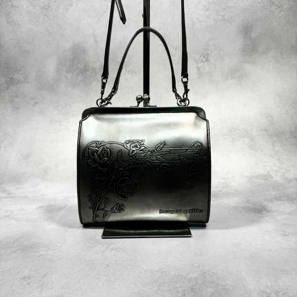 Rare Jean Paul Gaultier 2WAY Shoulder Bag with Cl… - image 2