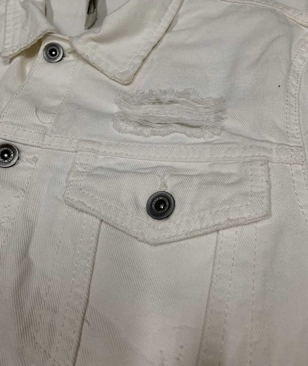 Zara ZARA MAN White Denim Distressed Style x Rare - image 3