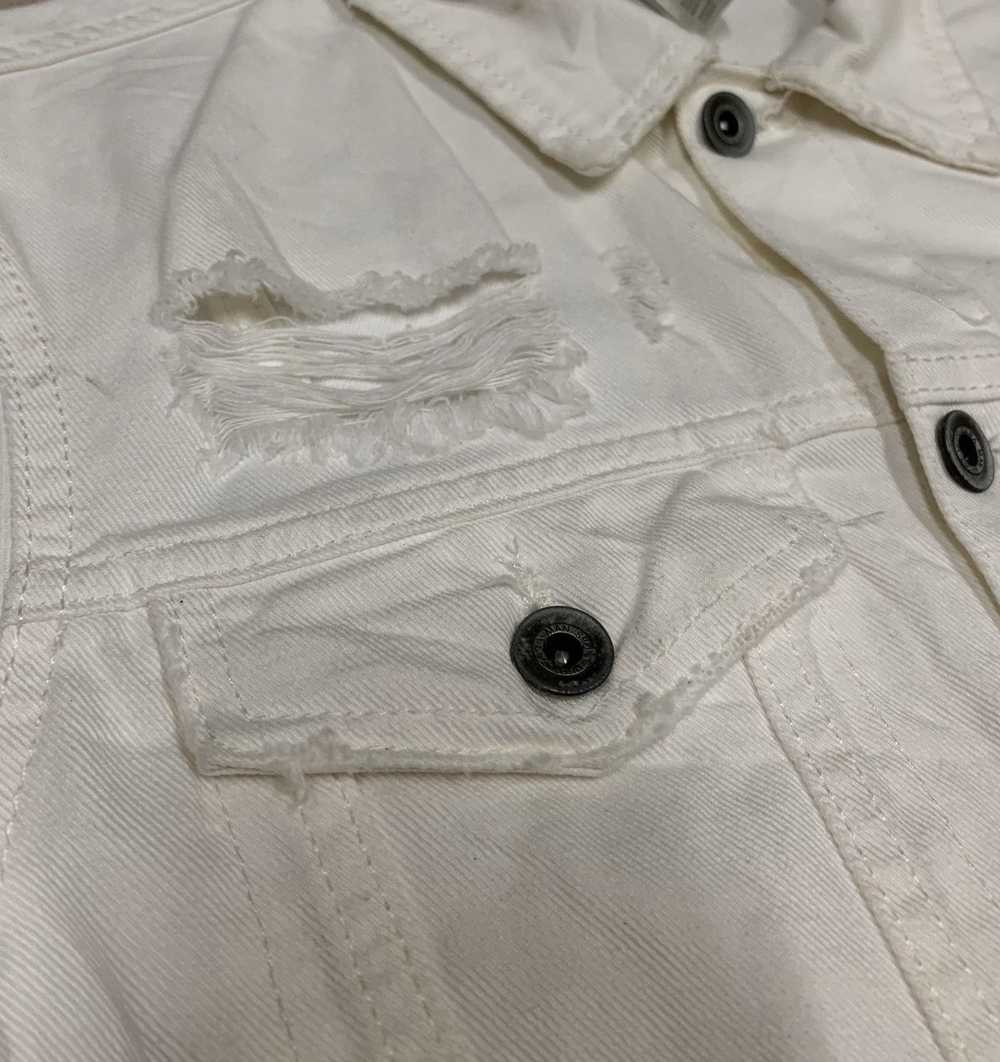 Zara ZARA MAN White Denim Distressed Style x Rare - image 4