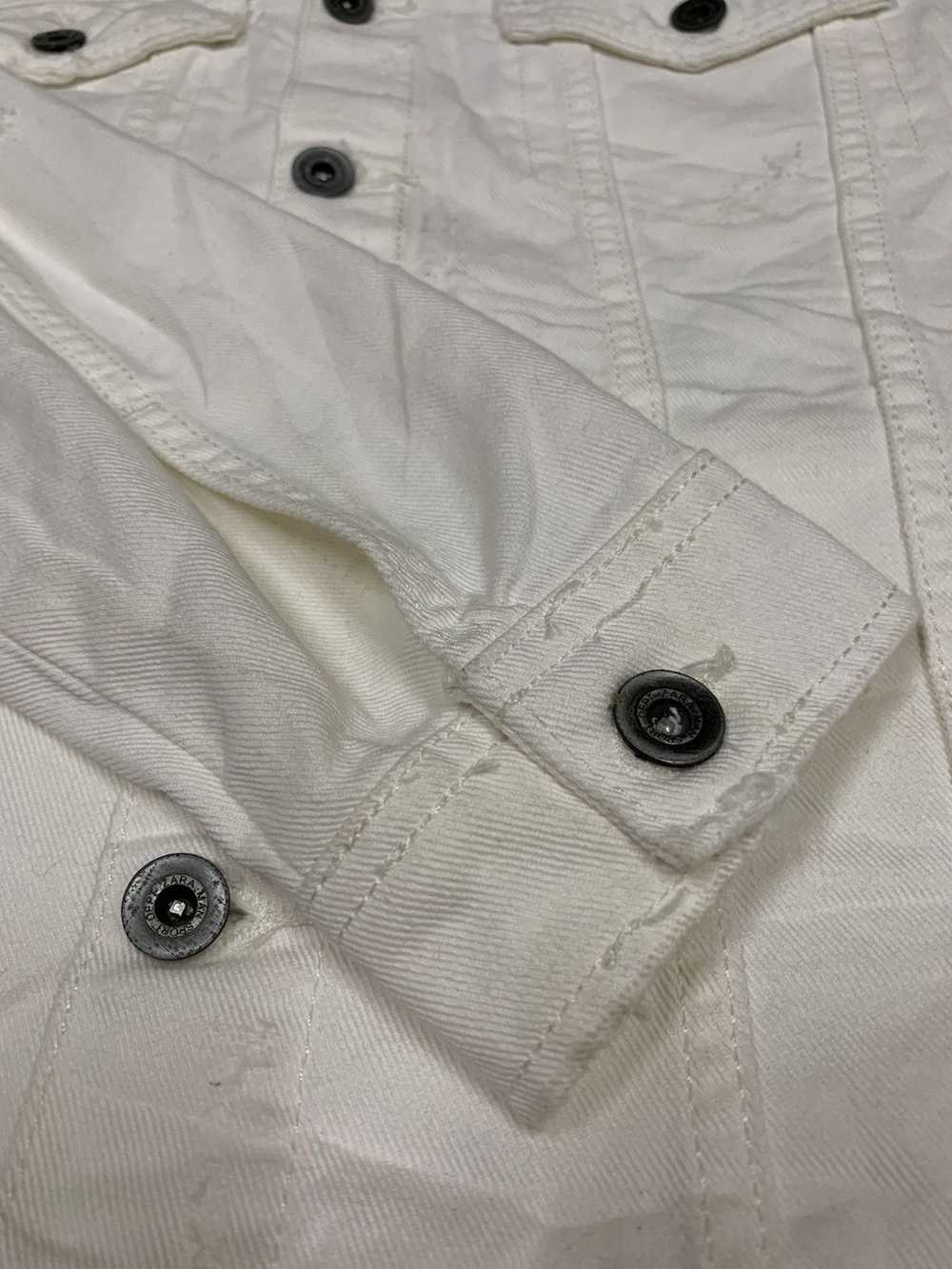 Zara ZARA MAN White Denim Distressed Style x Rare - image 6