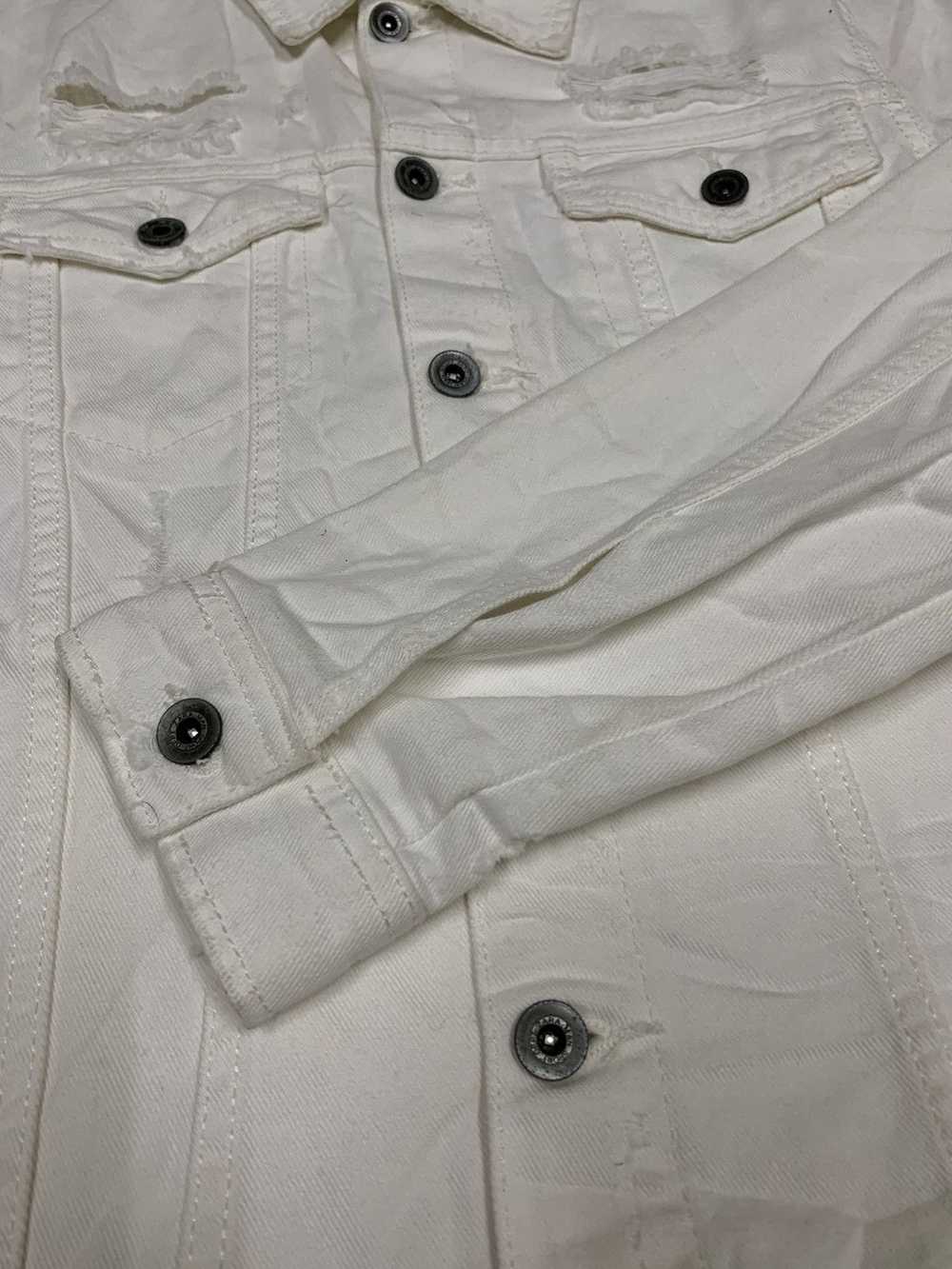 Zara ZARA MAN White Denim Distressed Style x Rare - image 8