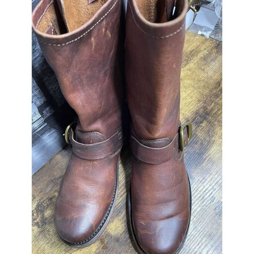 Womens Leather Frye Boots Size 5 1/2 - image 3