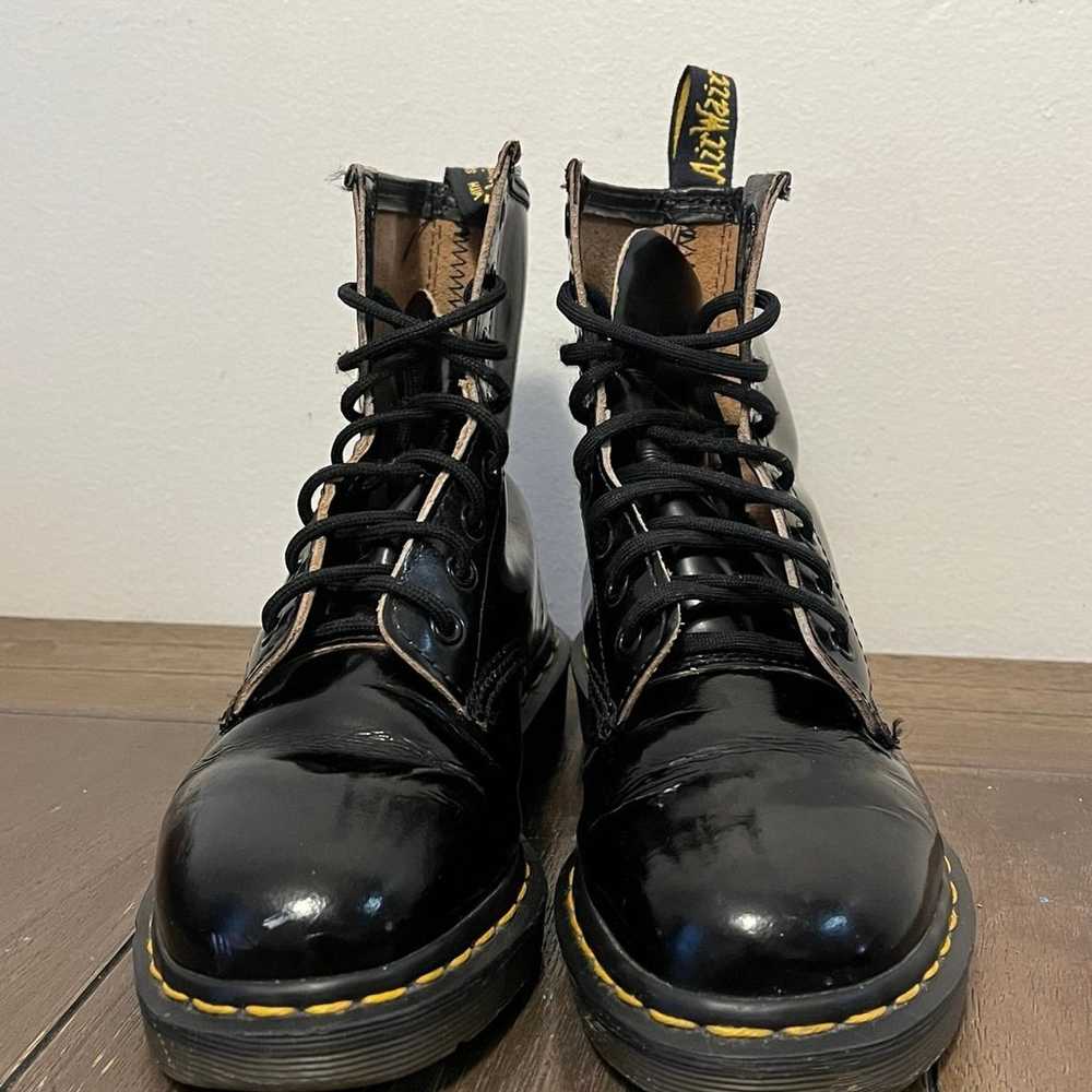 Vintage Dr. Martens 1460 Patent Leather Boots Wom… - image 3