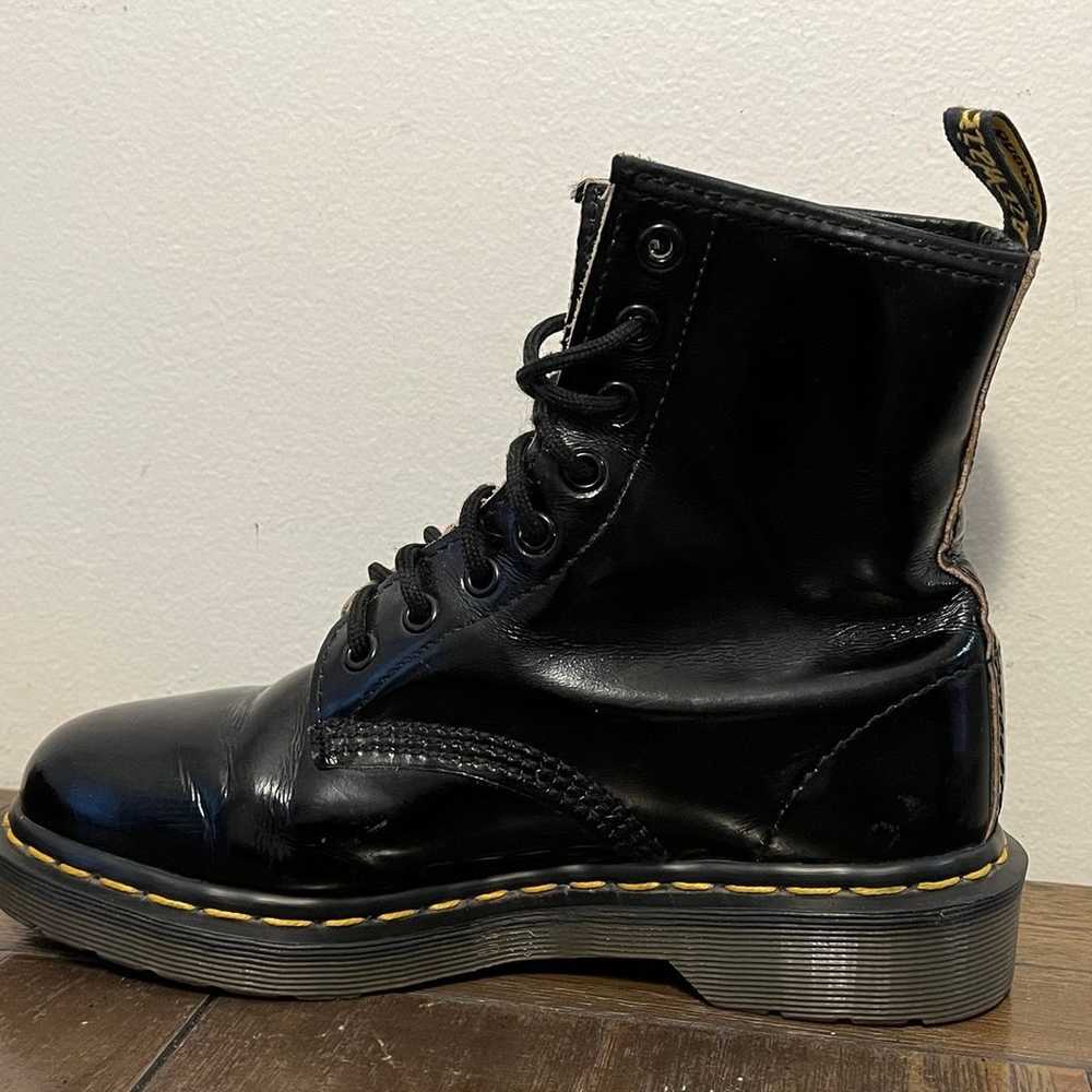 Vintage Dr. Martens 1460 Patent Leather Boots Wom… - image 4