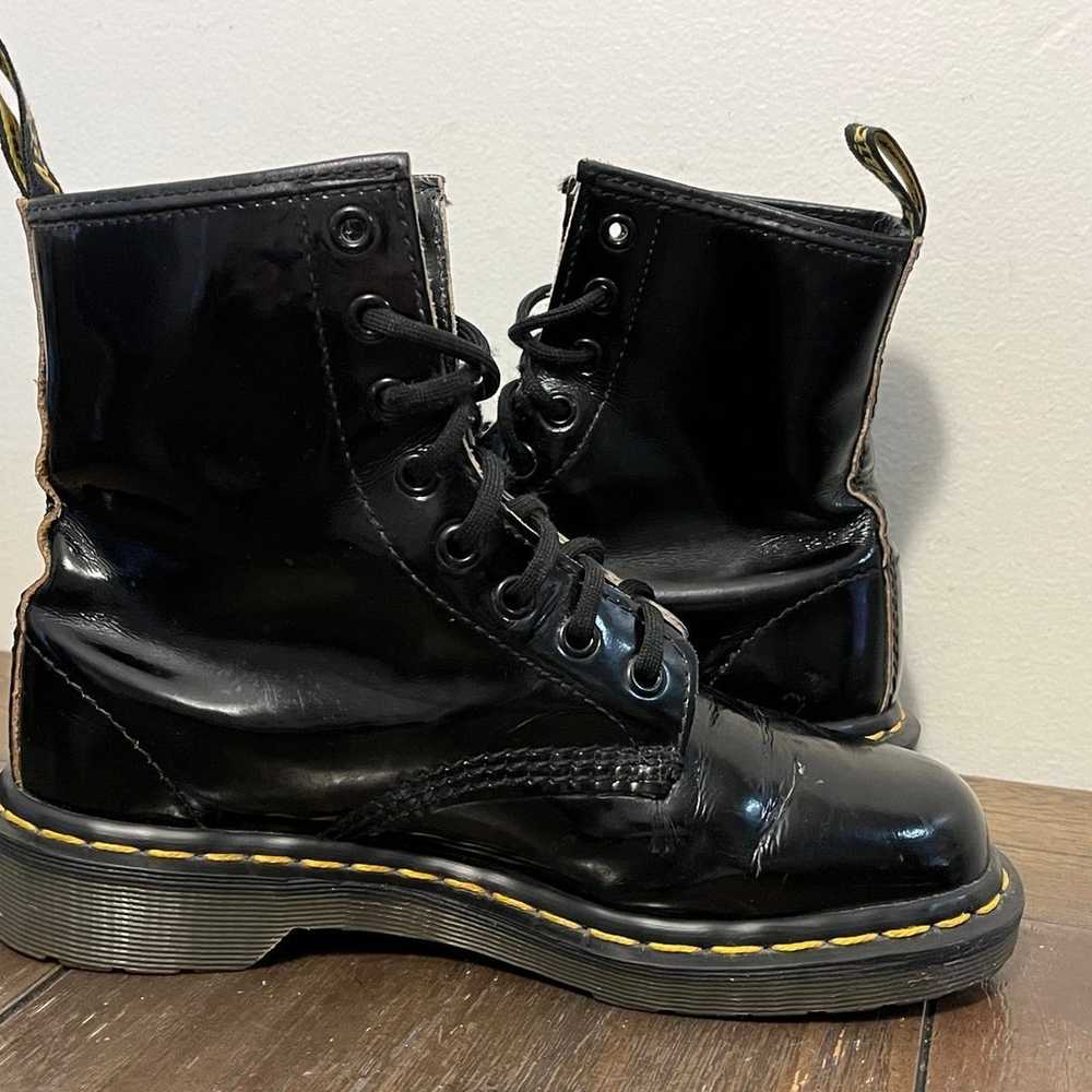 Vintage Dr. Martens 1460 Patent Leather Boots Wom… - image 7