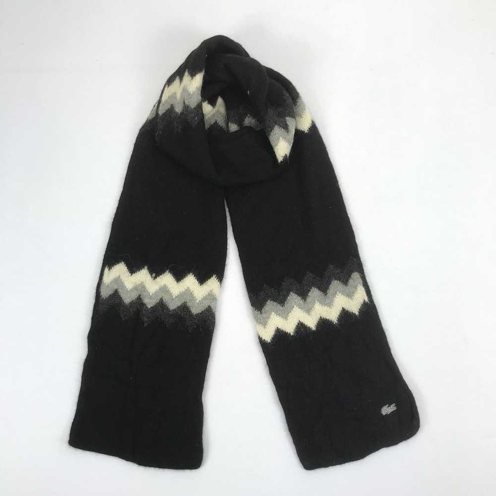 Lacoste × Vintage Vintage Lacoste Scarf Wool Muff… - image 1