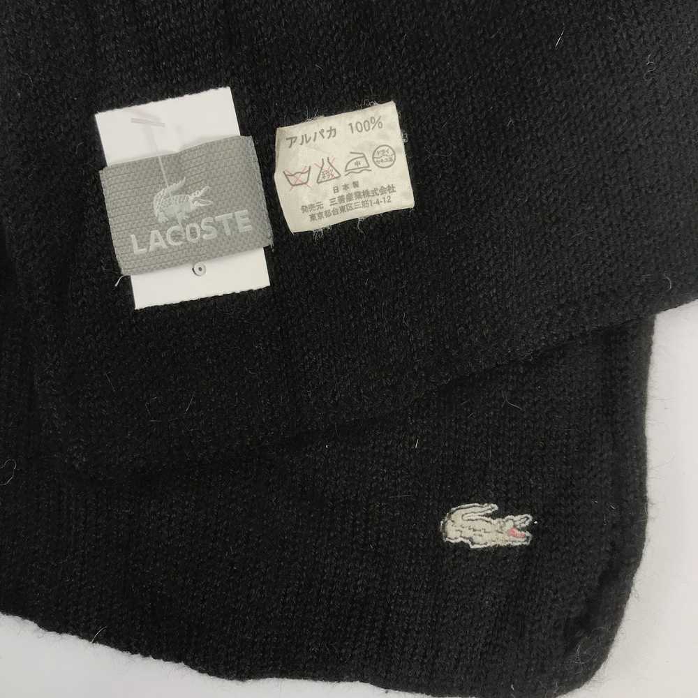 Lacoste × Vintage Vintage Lacoste Scarf Wool Muff… - image 4