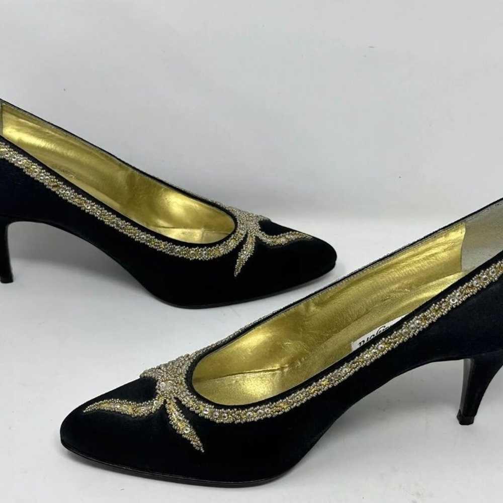 Rene Caovilla Wilkes Bashford Italy  Pump Heels B… - image 1