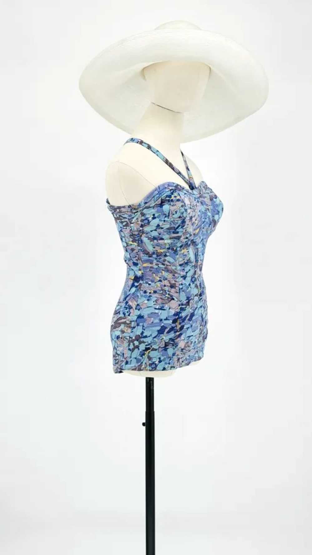 Gorgeous 1950's Martin White Swimsuit - image 3