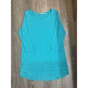 Women's Soft Surroundings Turquoise Tunic - Size … - image 1