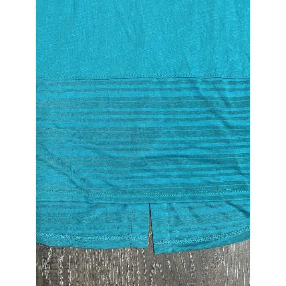 Women's Soft Surroundings Turquoise Tunic - Size … - image 2