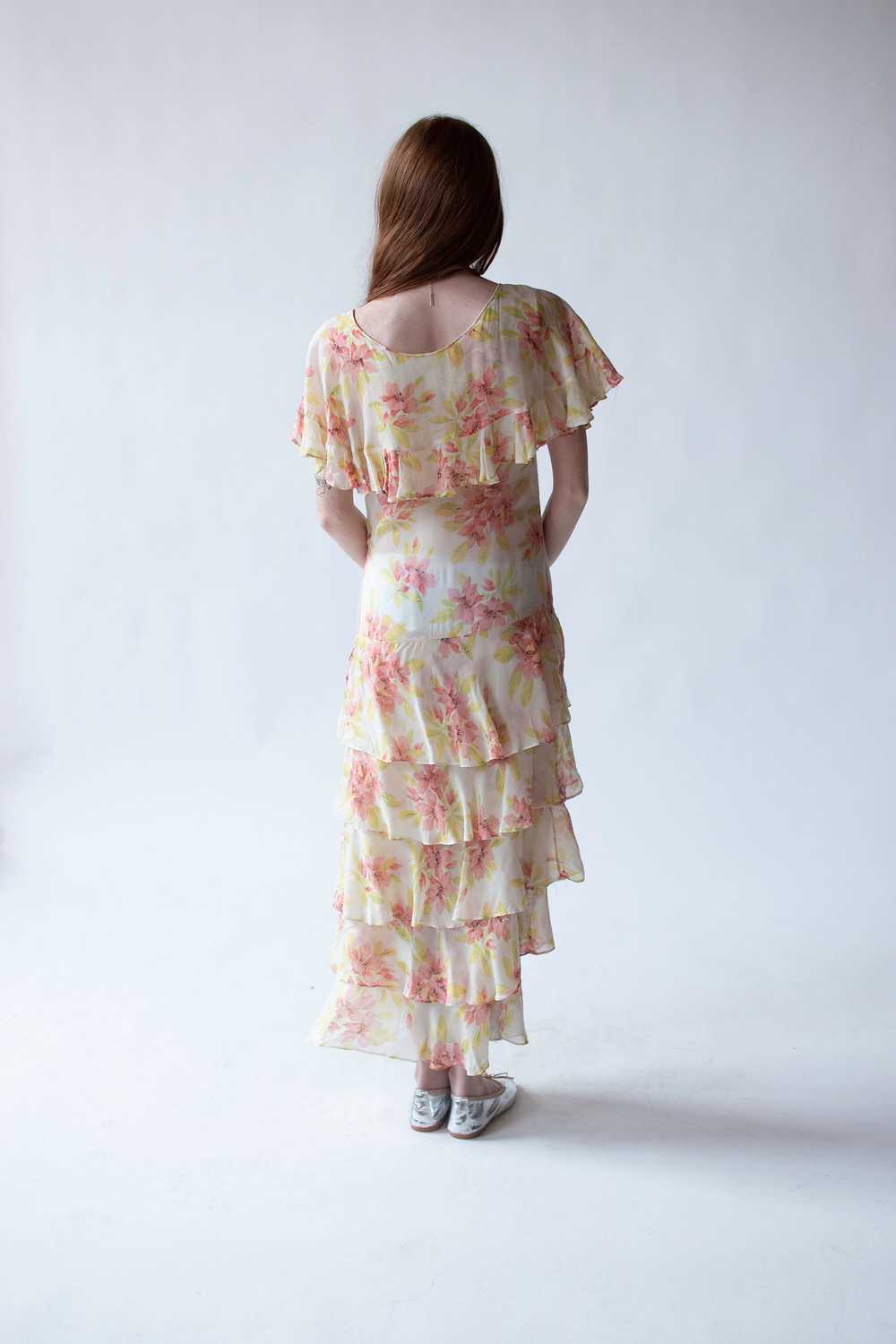 1930s Floral Print Dress - image 5