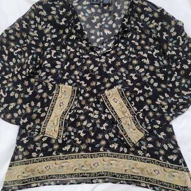 INC Silk Blouse - image 1