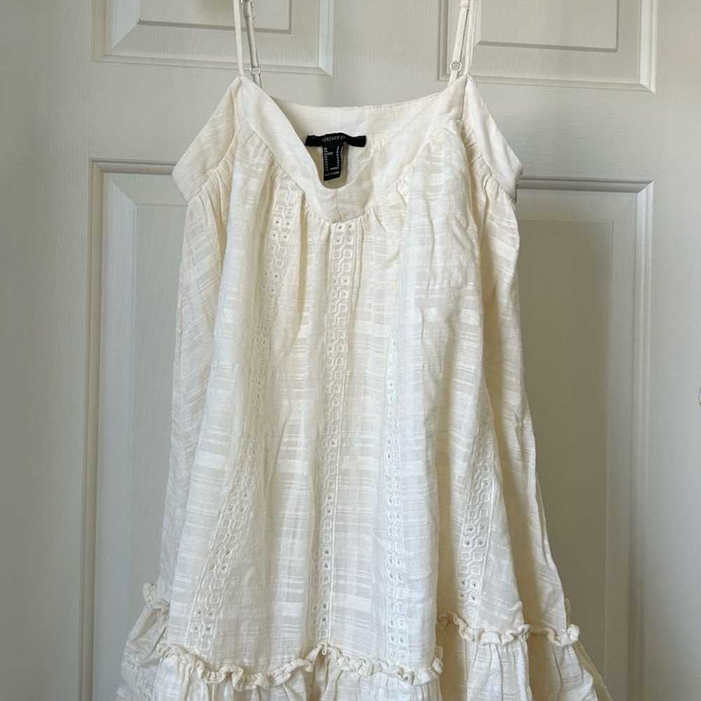 Beautiful dressbarn cream/white midi dress - image 1